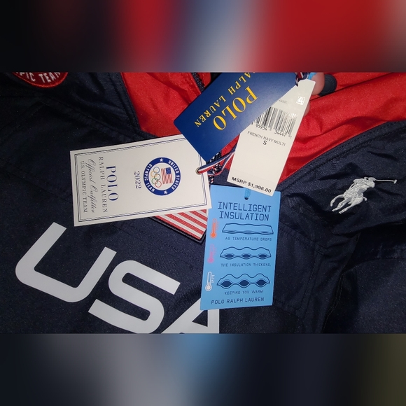 Polo Ralph Lauren Team USA Olympic Opening Ceremony Anorak Size‎ S NWT Pullover - Picture 5 of 13